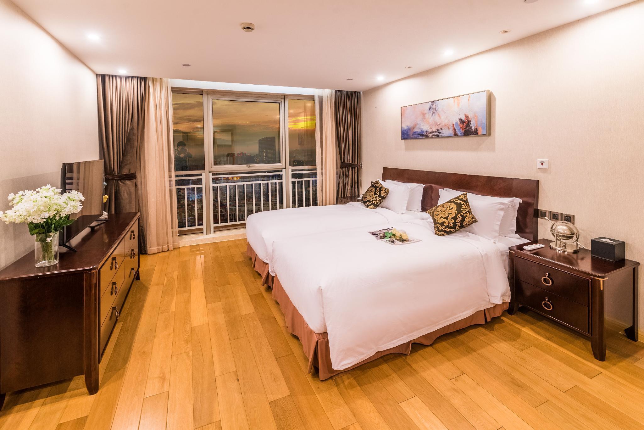 Green Court Residence Jinqiao Diamond Шанхай Экстерьер фото