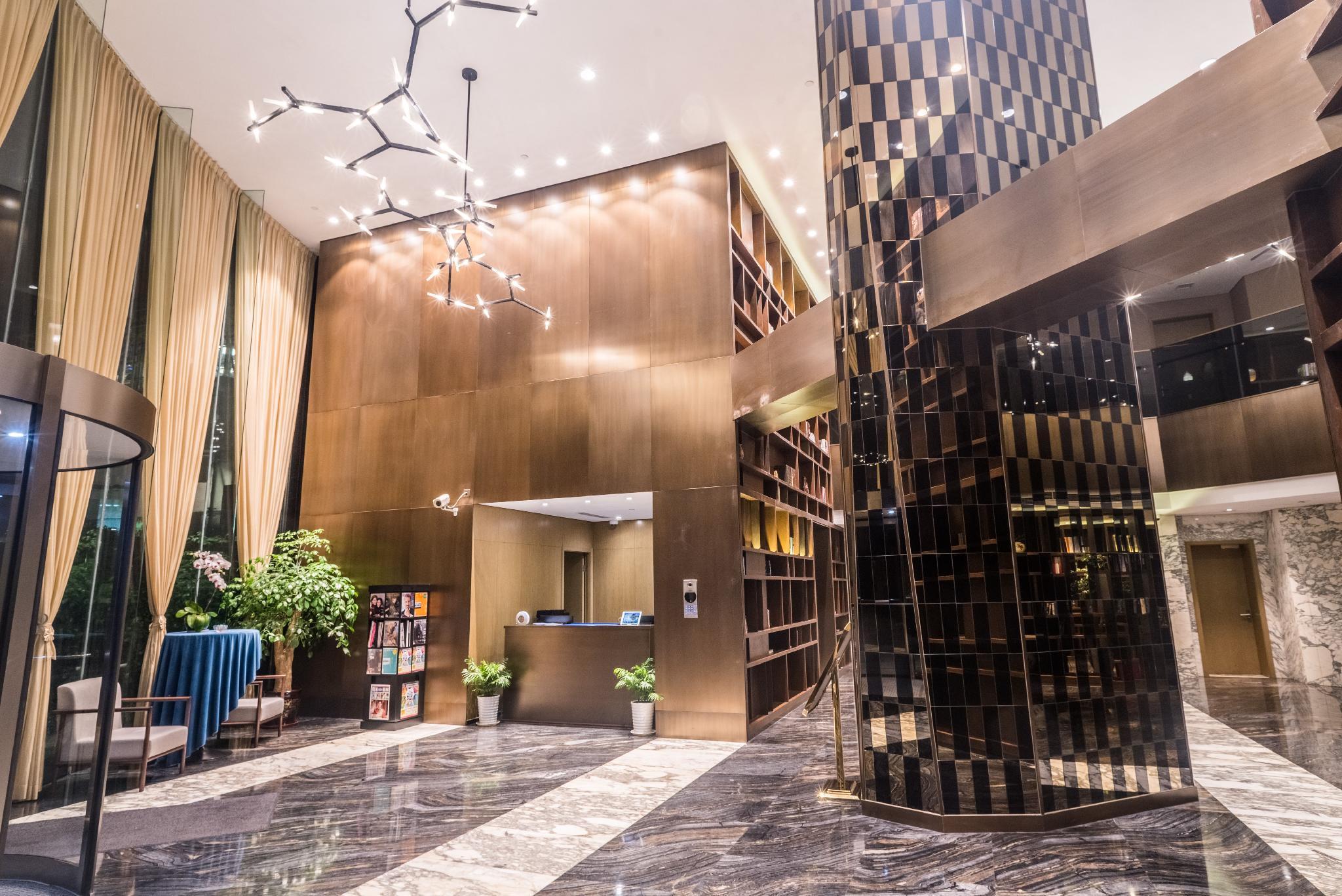 Green Court Residence Jinqiao Diamond Шанхай Экстерьер фото